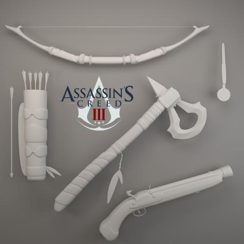 Assassin's creed III weapon set preview image